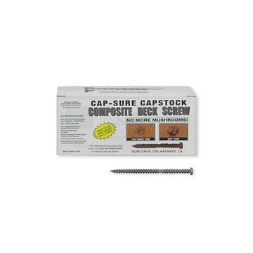 Sure Drive USA Cap-Sure #9 x 3" Star Drive Composite Deck Screws - Box of 100